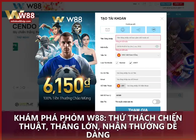 Khám phá Phỏm W88: Thử thách chiến thuật, thắng lớn, nhận thưởng dễ dàng