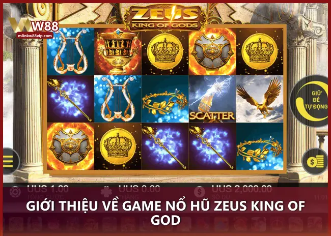 Giới thiệu về game nổ hũ Zeus King Of God