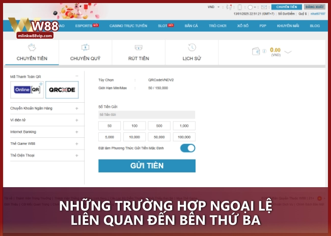 Những trường hợp ngoại lệ liên quan đến bên thứ ba 