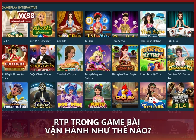 RTP trong game bài vận hành như thế nào?