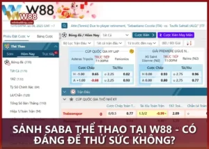 Sảnh SABA Thể Thao Tại W88